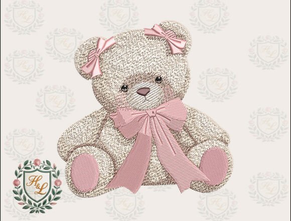 Download Cute Teddy Bear Embroidery Files - Embroidery files Collection