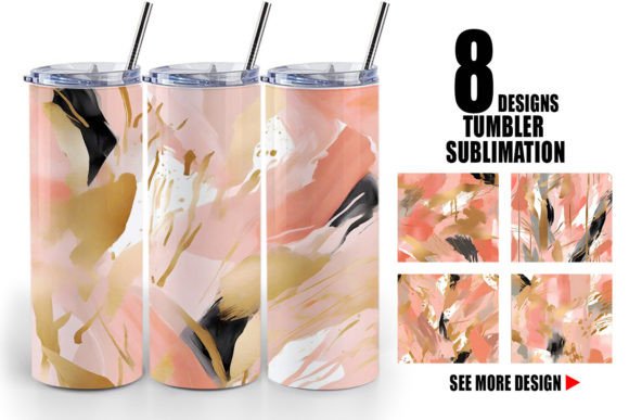 Download Tumbler Contemporary Art Pink - Contemporary art Collection