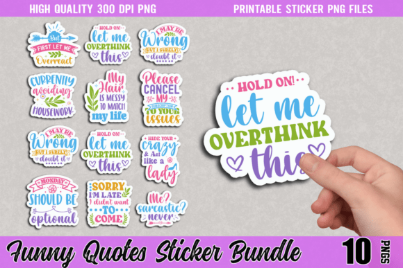 Download Funny Quotes Sticker Bundle - Sticker Collection