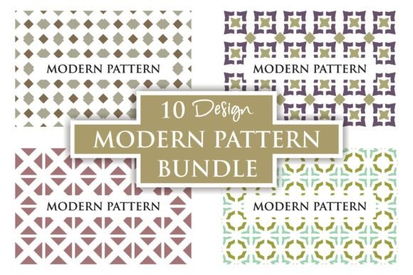 Download Modern Pattern Bundle #4 - Modern pattern Collection